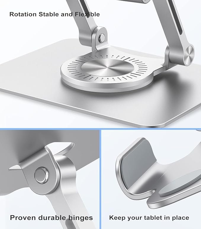 Support Aluminium 360° pour iPad & Tablette – Image 2